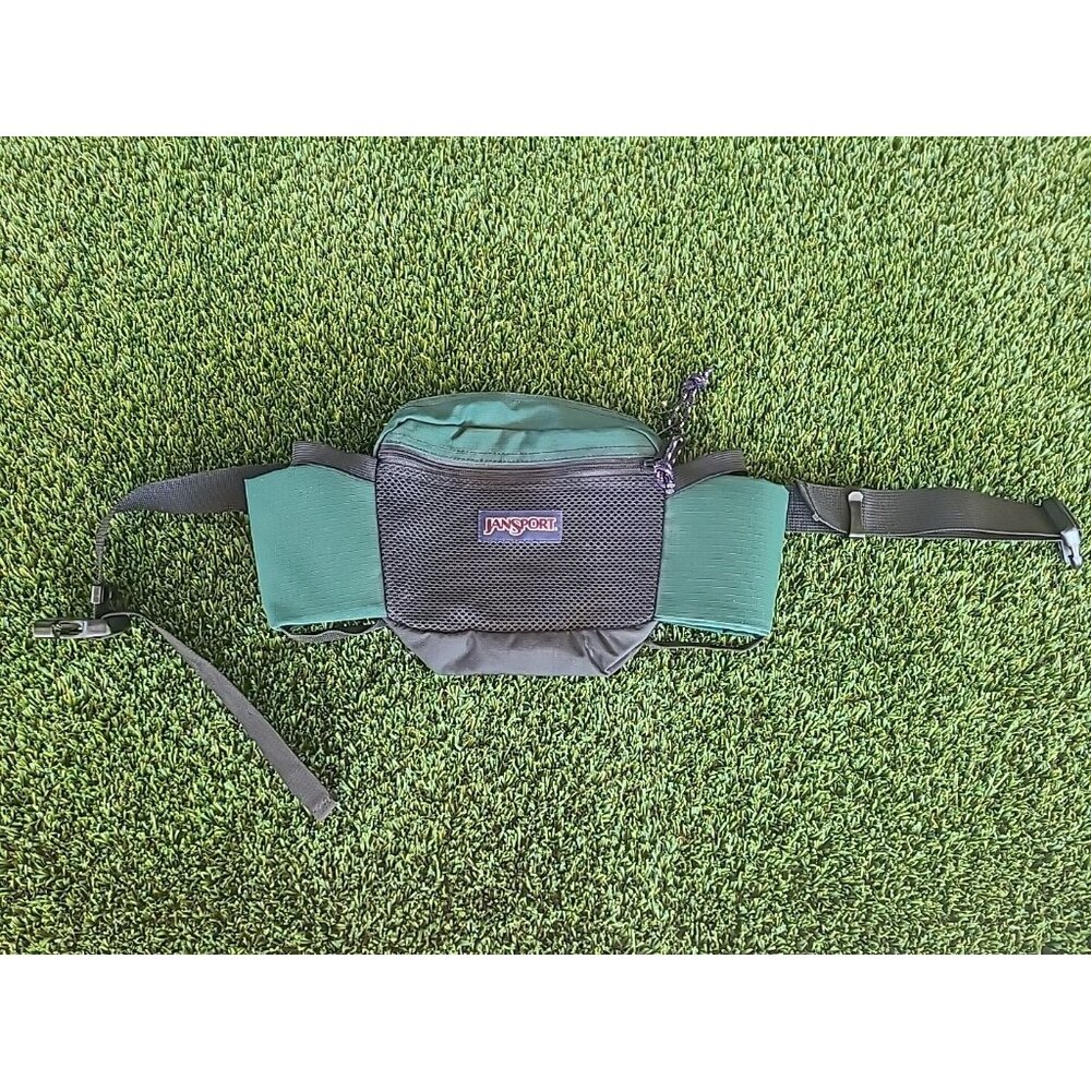 Jansport Hiking Fanny Pack With Drink Holders Green
